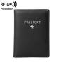OEW170 Wholesale Custom PU Leather Passport Cover Travel Wallet with Card Case Ticket Slot RFID Blocking Passport Holder