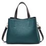 2024 Custom Eyelets Design Vegan Leather Bag Handbag For Women Ladies Fashion