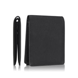 Factory wholesale canvas wallet men's short wallet rfid blocking slim short canvas wallet