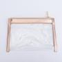 Keymay Stock 10 Multi Colors Waterproof Plastic Document Pouch Premium Women Clutch Purse Function Pencil Case PVC Zipper Bag