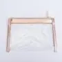 Keymay Stock 10 Multi Colors Waterproof Plastic Document Pouch Premium Women Clutch Purse Function Pencil Case PVC Zipper Bag