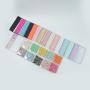 Small Transparent Letter Logo Patch Zippered Cosmetic Makeup Storage Bags Waterproof Clear PVC Pouch