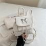 Women's short trip bag, lightweight backpack, super lightweight mini shopping cute and high-quality sense backpack in summer