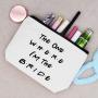 Gelory Girl Makeup Cosmetic Bag Adorable Letter Printed Roomy Makeup Bags Travel Toiletry Bag Accessories Organizer Gifts
