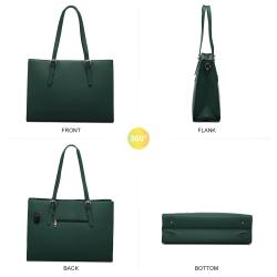 2022 lovevook 2pcs office lady computer tote handbags 15.6 large Capacity shoulder bags Crocodile laptop women hand bags
