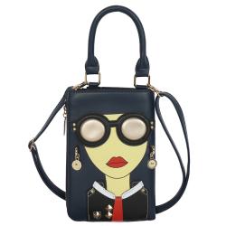 Fashion design retro INS style hand-held slant small square bag PU for  woman