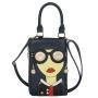 Fashion design retro INS style hand-held slant small square bag PU for  woman