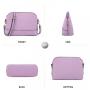 LOVEVOOK High Quality PU Leather Women Tote 3 PCS Bags Set Purse and Handbags Crossbody Ladies Hand Bags