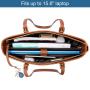 Lovevook 2021 brand  designer pu leather 15.6 inch laptop handbags lady high quality fashion handbags for women