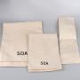 Custom Logo Printed Cotton Envelope Clothes Scarf Jewelry Pouch Organic Muslin Shopping Gift Packing Dust Cotton Envelope Bag