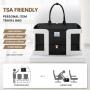 LOVEVOOK Carry on Overnight Bag large luxury travel duffel weekender Bags with Shoe Compartment women luggage travel storage bag