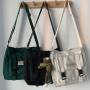 Japanese Minimalist Crossbody Bag Fashion Lady-Style Nylon Waterproof Canvas Bag Cartoon Pattern for Women