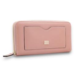 Fashion Luxury Long PU Leather Women Zipper Purse Lady Wallet Large Capacity Wallet