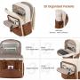 LOVEVOOK Waterproof Stylish Designer Travel Fashion Flip Laptop Backpack School Business Work College Laptop Backpack with USB