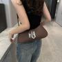 Simple fashionable casual shoulder bag leisure underarm bag 2024 summer new Korean style fashionable small square bag handbag