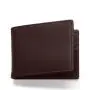 Custom Brown Extra Capacity Slim Fold Money Clip with 6 Credit Card Slots Wallets Leather Men