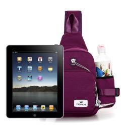 Wholesale Full Customization Travel Sport Hike Versatile Sling Shoulder Chest Bags With Earphone