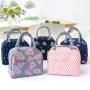 Factory Direct Supply Stripes Tote Lunch Bag Factory Wholesale Waterproof Tote Lunch Bag