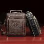 Sacoche Homme Custom Luxury Genuine Crocodile Skin Leather Vintage Man Men's Business Briefcase Shoulder Messenger Bag Handbag