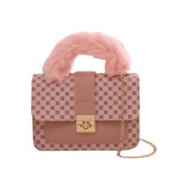 2024 Ladies Joker Shoulder Bag Fashionable Portable Handbag with Single Strap and Chain Decoration Wholesale Mobile Phone Bag