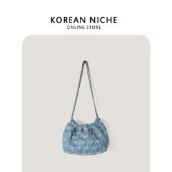 Wholesale Korean New Style Design High-Quality Large Capacity Luxury Simple Portable Ladies Bucket Hand Bags for Woman