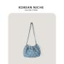 Wholesale Korean New Style Design High-Quality Large Capacity Luxury Simple Portable Ladies Bucket Hand Bags for Woman