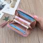 Ladies Cute Small Leather Multi-function Short Wallet Mini Trend Fashion Student Coin Purse Credit Card Clutch Bag Free Shipping
