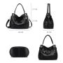REALER Genuine Leather Female Shoulder Crossbody Bags Ladies Totes Hand bags Hobos handbags for women