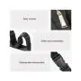 custom water proof metal zipper fanny pack black waist belt pouch pocket nylon Large 2L athletica everywhere belt bag