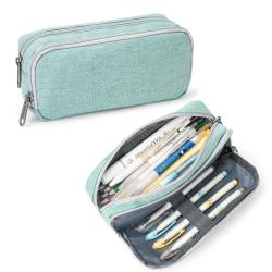 Gelory Latest Hot Sale Large Capacity Stationery Storage Pouch Aesthetic Simple Durable Pencil Case