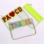 Custom Zipper Close Flat Transparent Waterproof Brush Organizer Pouch PVC Cosmetic Cases Travel Toiletry Women Clear Makeup Bag
