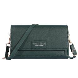 Women's Large Capacity Joker Mobile Phone Bag Single Strap Fashionable Wallet with Long Storage Capacity Mini Sling Bag