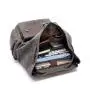 GW056 Wholesale Unisex Rucksack Laptop Vintage Leather Canvas Backpack For Men Outdoor Travel Double Shoulder Backpack