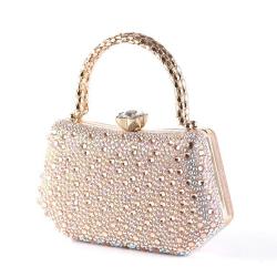 Gold elegant evening dress bag party bags women wedding metal clutch handbag evening bags 2024