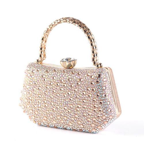 Gold elegant evening dress bag party bags women wedding metal clutch handbag evening bags 2024