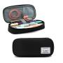 Gelory High Quality Latest Solid Color Multi- Slot Pouch Pencil Case Zipper Portable Office Pencil Bag