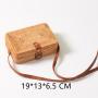 2024 Handmade Round Rattan Woven Straw Beach Bag Summer Fashion Beach Classic Stylish Women Messenger Bags Girls Small Handbag