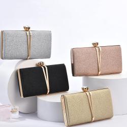 Black Party Evening Bag Clutch Purses for Women Ladies Sparkling Handbag Clutch Bags with chain shoulder bag Wholesale