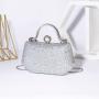 New Fashion Women's Handheld One Shoulder Crossbody Diamond Embedding Dress Hot Diamond Women's Bag