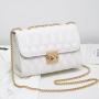 2023 fashion women PU leather bags Luxury Crossbody quality handbag for ladies chain bag