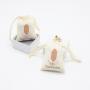 Customized Logo Small Drawstring Cotton Pouch For Gift Cosmetic Jewelry Packing Cotton Drawstring Bag