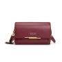 2024 Best selling vintage black pu leather card holder purse business wallet for women fashionable