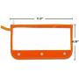 Gelory Pencil Pouch Stationery Bags Zipper Pencil Bag with PVC Window Zipper Pen Case Cosmetic Makeup Pouch School Pencil Bag