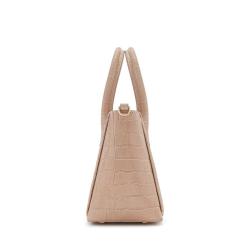 Custom Elegant Ladies Bucket Bags Luxury Crocodile Vegan Leather Portable Handbags For Women