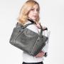 REALER high quality fashion style designer handbags Female Waterproof Tote Bag lady patchwork leather Bag Women Handbags