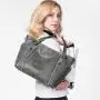REALER high quality fashion style designer handbags Female Waterproof Tote Bag lady patchwork leather Bag Women Handbags