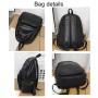 2024 New water repellency PU leather bag computer bags large capacity backpack men and women simple leisure backpack
