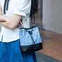 2024 Ladies Printed Handbags Single Shoulder Fashionable Bucket Bag with Portable Feature Classic Design for Foreign Trade