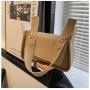 2024 Small Square Shoulder Bag Leather Pure Color Stylish Bags For Lady Girls Women Luxury Handbags For Women Famous Brands