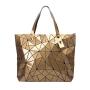 Lovevook 2021 Women Designer Fashion Handbags ladies Luxury Shoulder Bags womens Large luminous geometric Tote bag